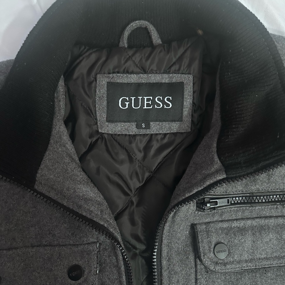 GUESS Men's Charcoal  Jacket